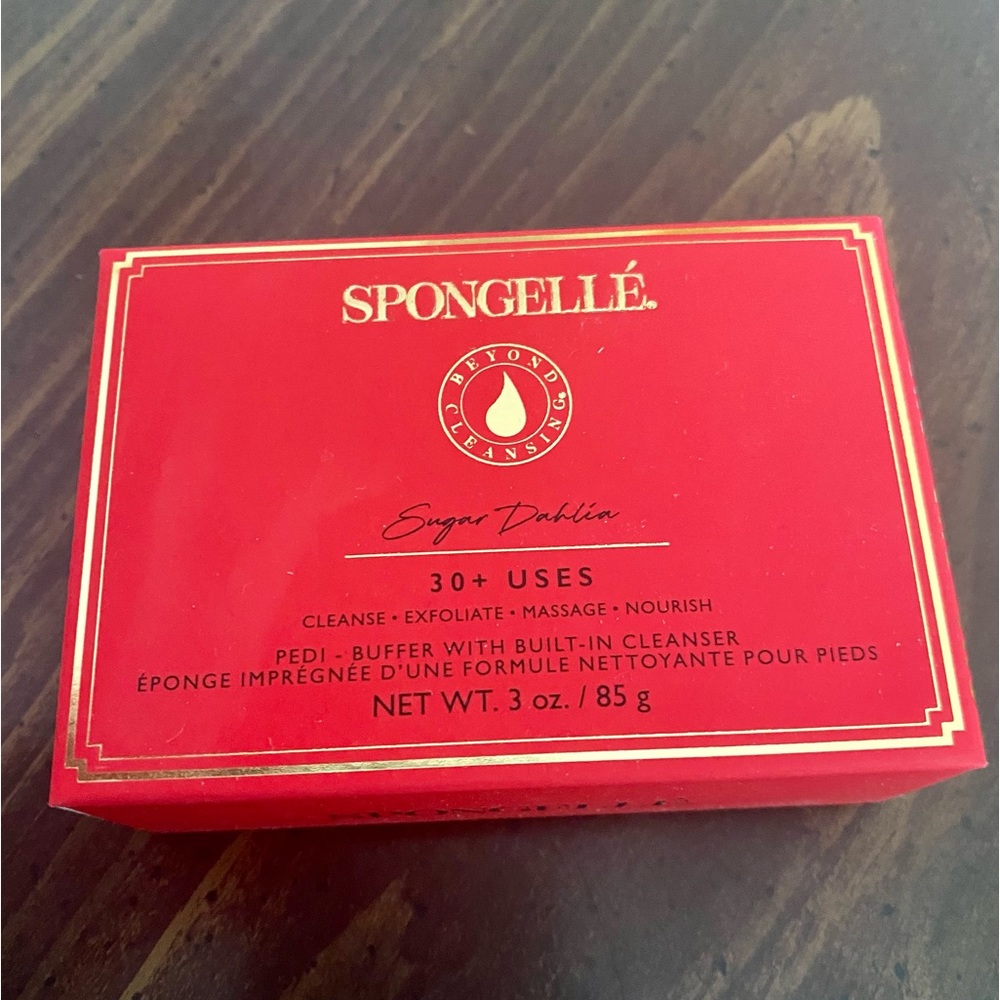 NWT Spongelle Sugar Dahlia Pedi - Buffer